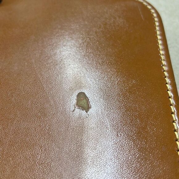 Vintage Carlton Brown S.L.S. Leather Attache Monogrammed Briefcase Size 16”x11” - Picture 5 of 11